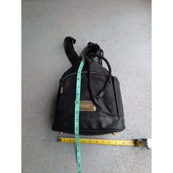 Versace Parfums Backpack Bag mini Black Drawstring - Picture 4 of 11